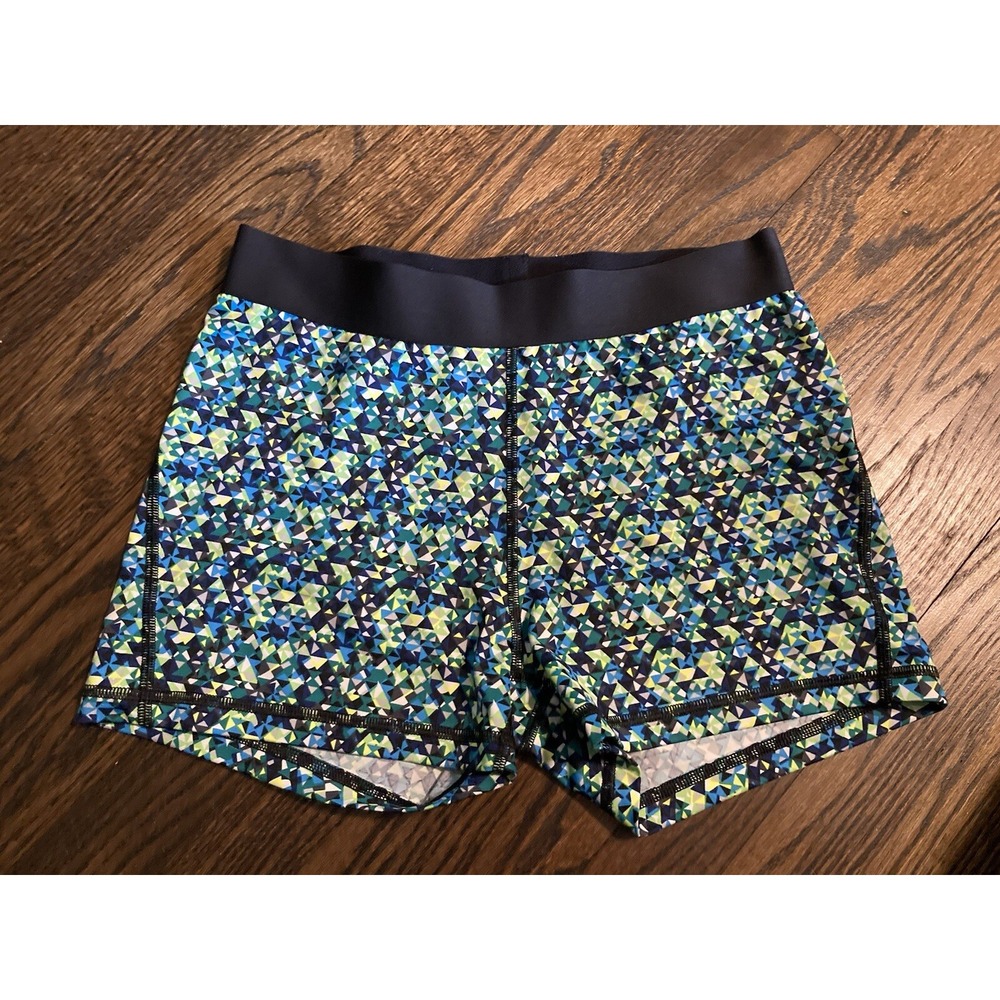 Victoria Secret Geometric Pattern compression shorts Women's Large